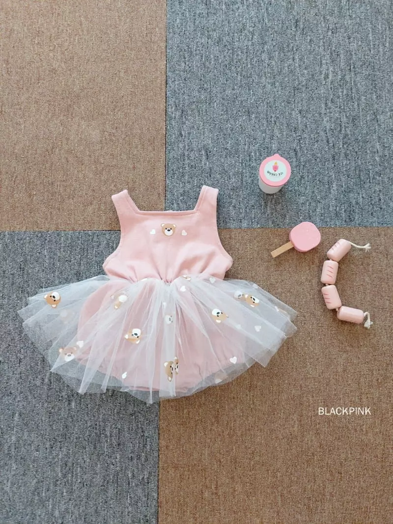 Black Pink - Korean Children Fashion - #magicofchildhood - Baby Bear Bodysuit