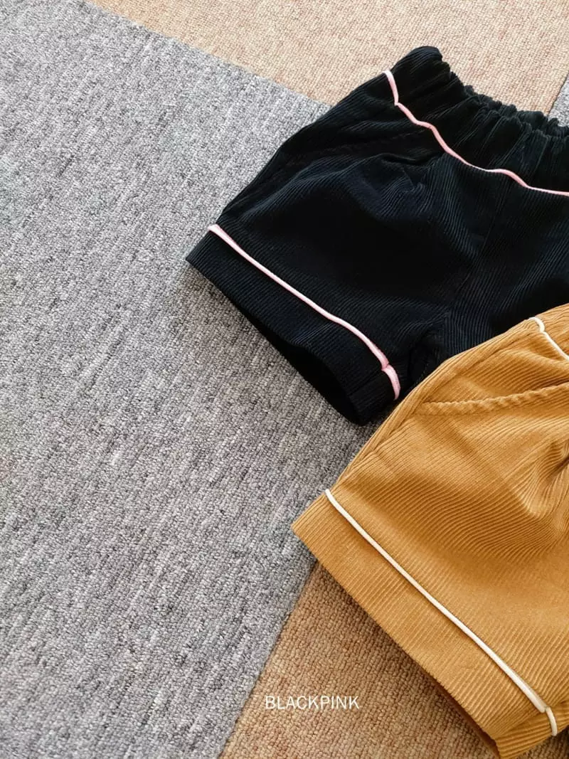 Black Pink - Korean Children Fashion - #magicofchildhood - Pping Stripes Rib Shorts - 4