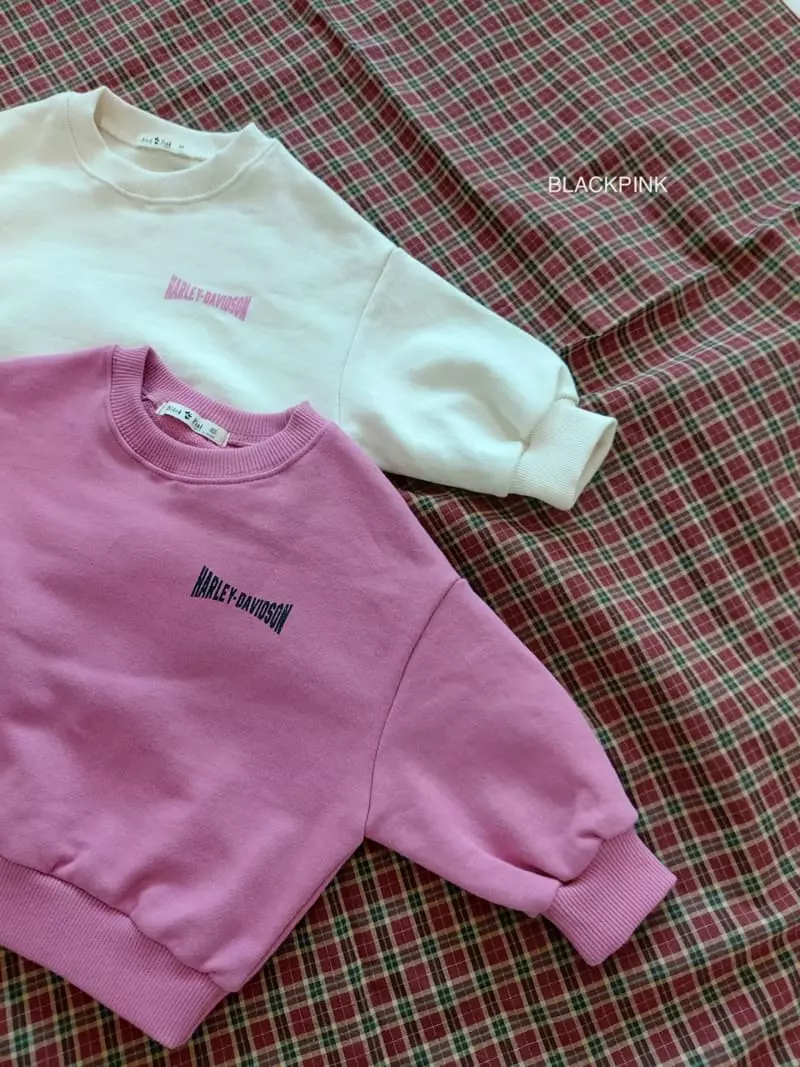 Black Pink - Korean Children Fashion - #minifashionista - World Sweatshirt - 6