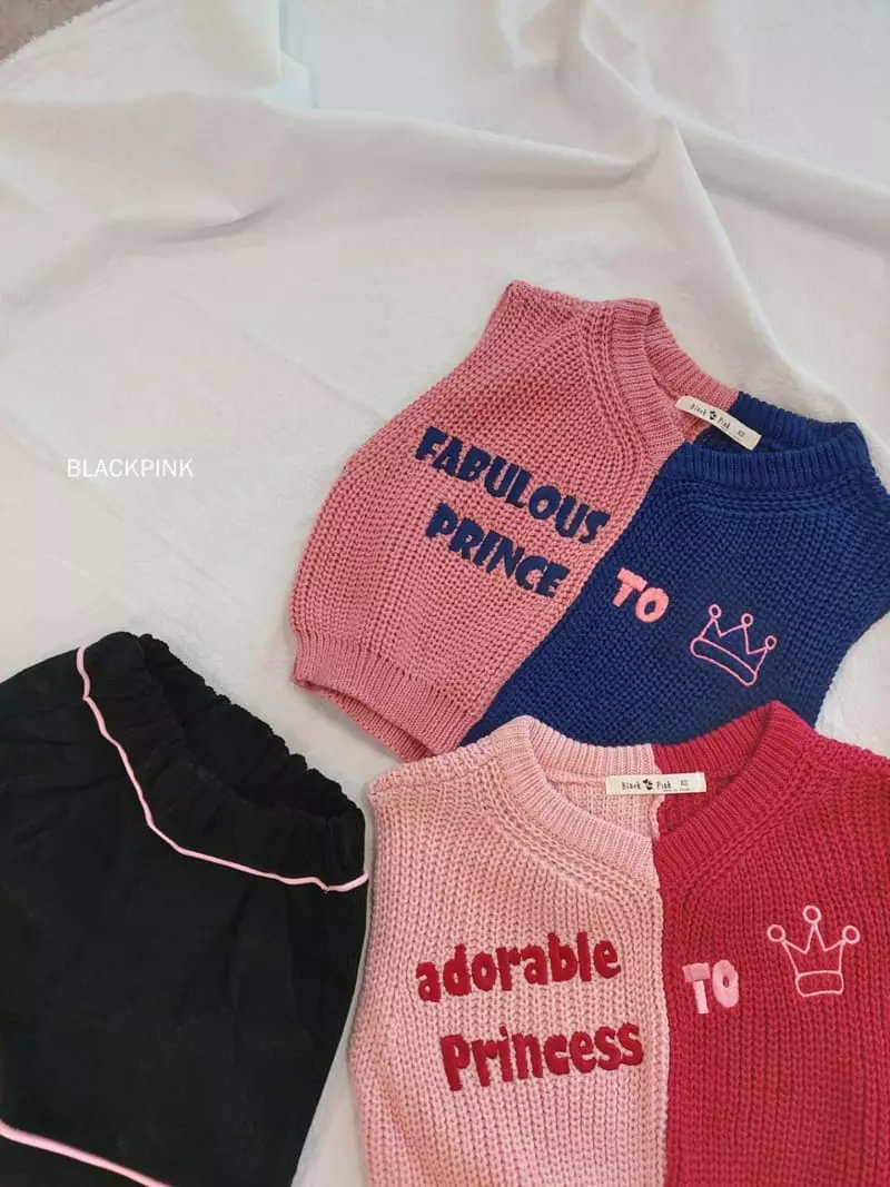 Black Pink - Korean Children Fashion - #prettylittlegirls - Pretty Vest - 6