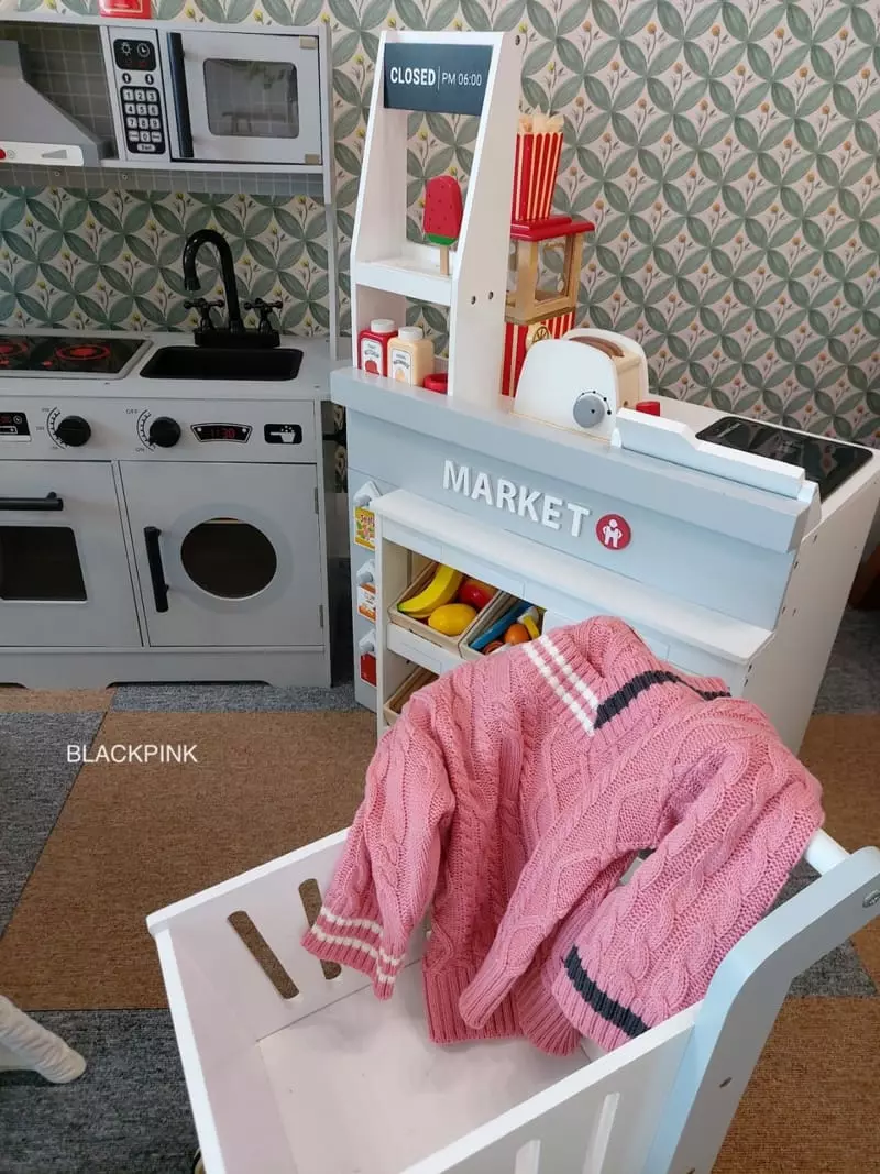 Black Pink - Korean Children Fashion - #stylishchildhood - Ture D Fisher Knit Tee - 3