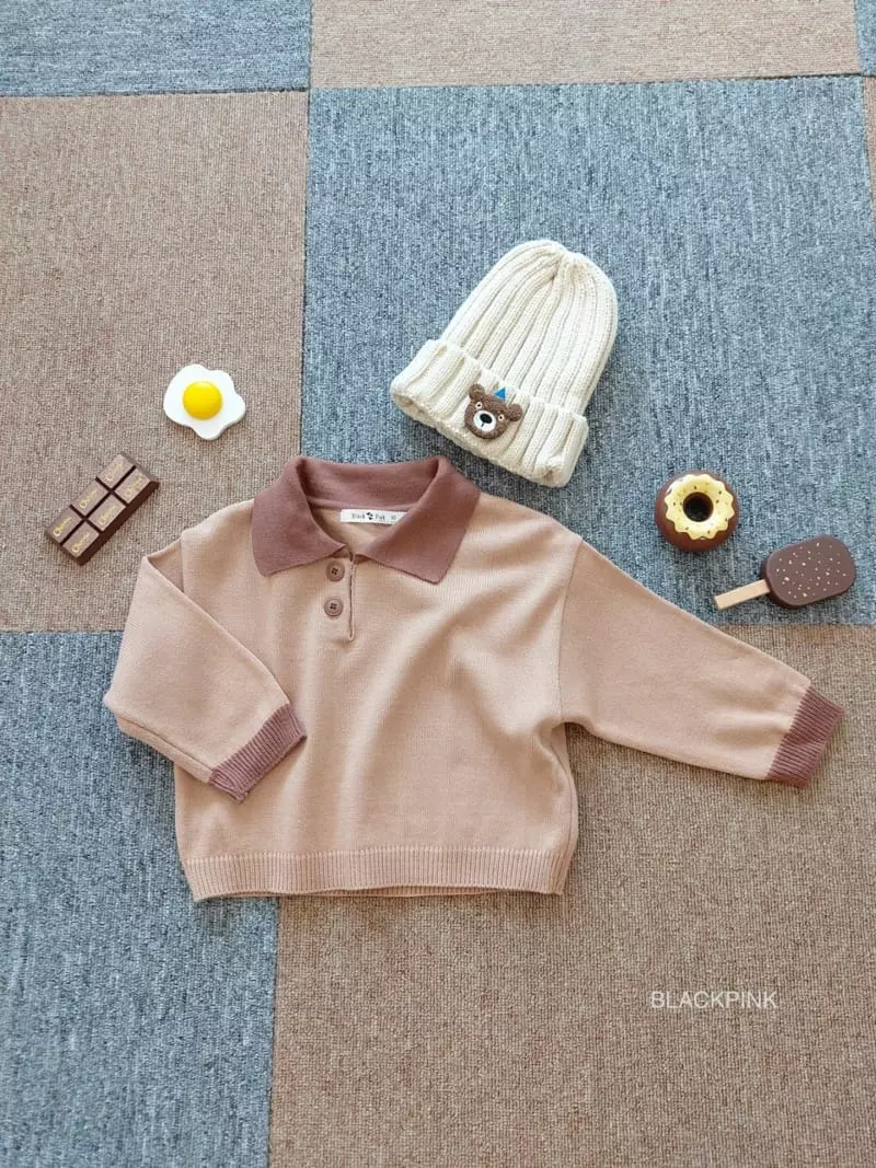 Black Pink - Korean Children Fashion - #todddlerfashion - Bless Collar Tee - 8