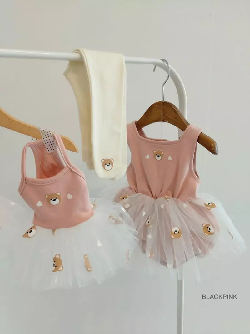 Black Pink - Korean Children Fashion - #prettylittlegirls - Baby Bear Bodysuit - 4
