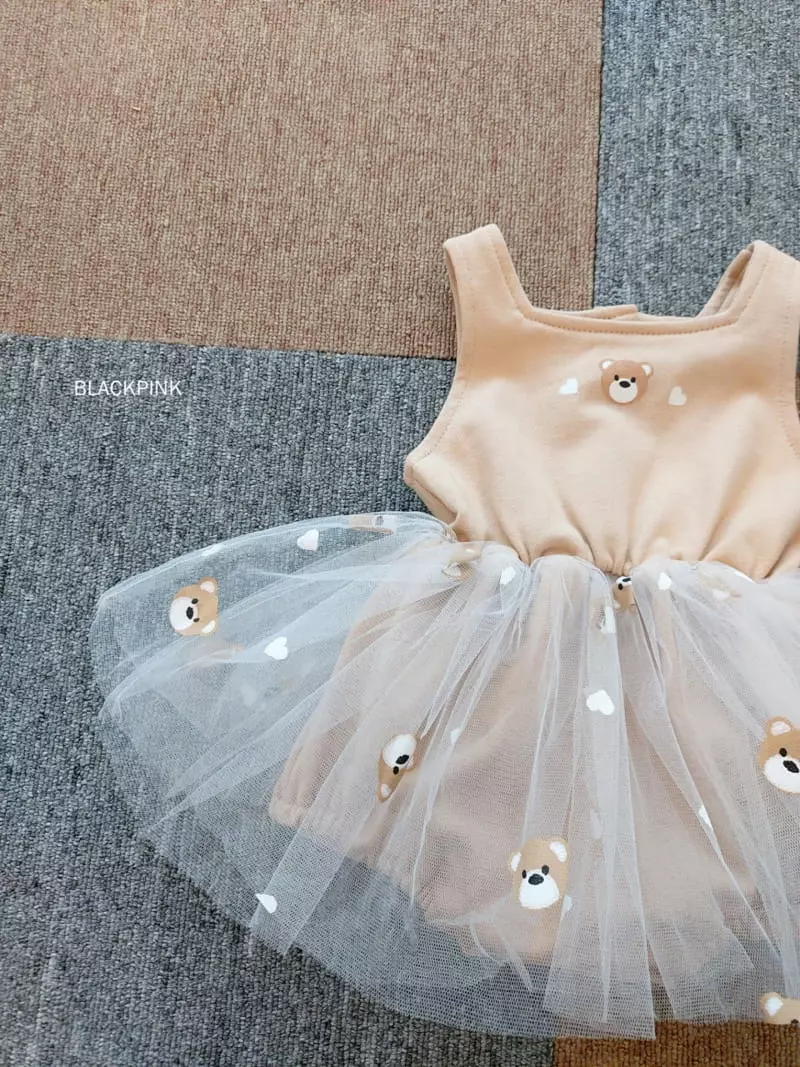 Black Pink - Korean Children Fashion - #toddlerclothing - Baby Bear Bodysuit - 5