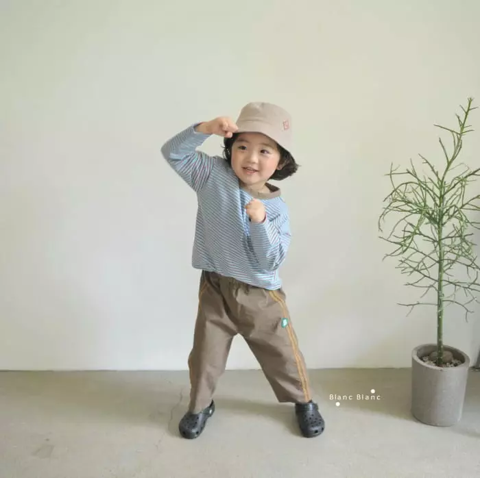 Blancblanc - Korean Children Fashion - #childofig - Line Wapen Pants