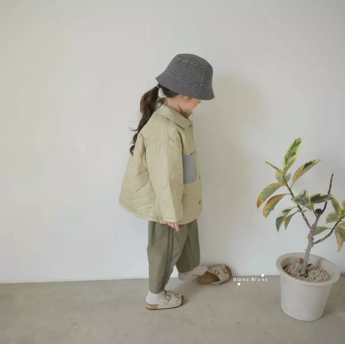 Blancblanc - Korean Children Fashion - #childofig - Pocket Padding Shirt Jumper - 7