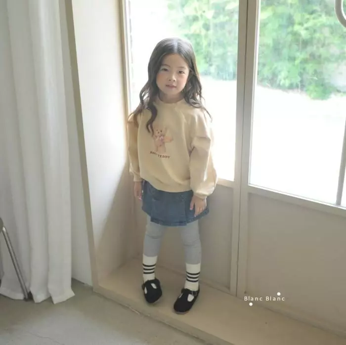 Blancblanc - Korean Children Fashion - #childofig - Heart Pocket Skirt Leggings - 5