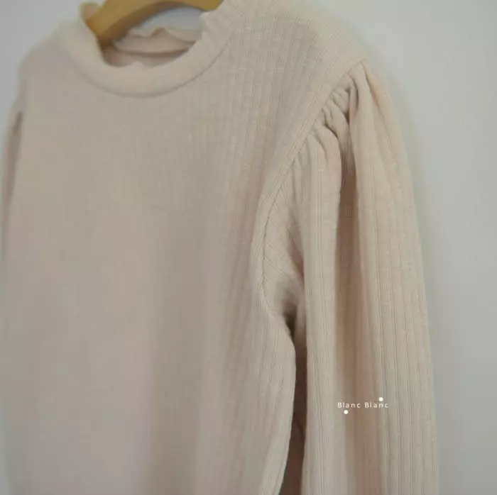 Blancblanc - Korean Children Fashion - #childrensboutique - Rib Girl Tee - 12