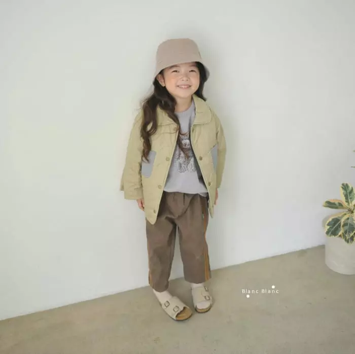 Blancblanc - Korean Children Fashion - #childrensboutique - Line Wapen Pants - 4