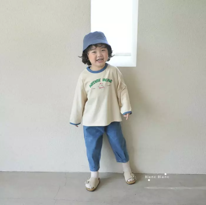 Blancblanc - Korean Children Fashion - #discoveringself - Artist Bear Tee