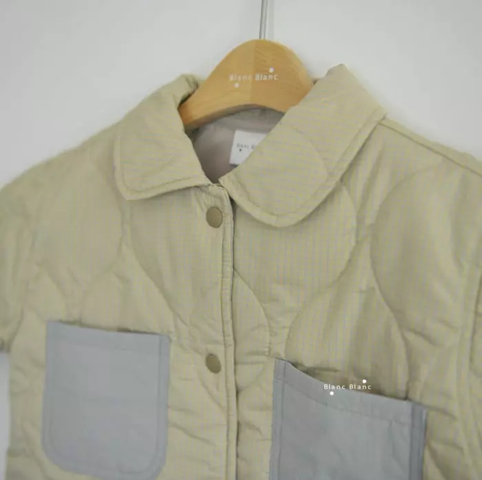 Blancblanc - Korean Children Fashion - #fashionkids - Pocket Padding Shirt Jumper - 11