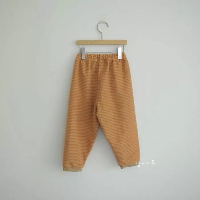 Blancblanc - Korean Children Fashion - #kidsstore - Stripes Pants - 11
