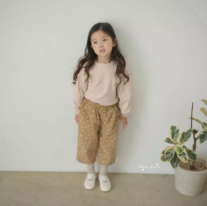 Blancblanc - Korean Children Fashion - #kidsstore - Golden Blanc Pants - 10