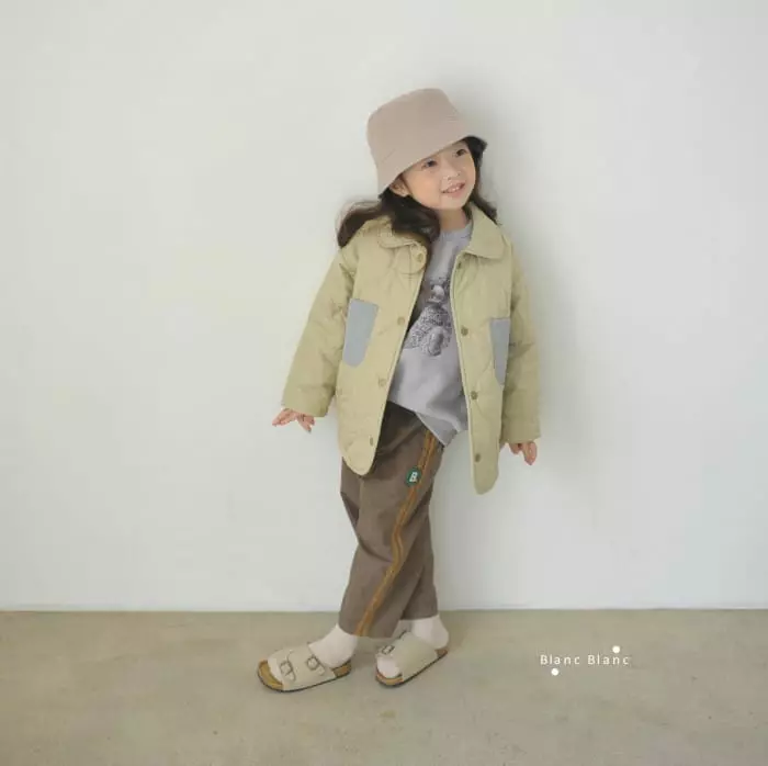 Blancblanc - Korean Children Fashion - #kidsstore - Line Wapen Pants - 8