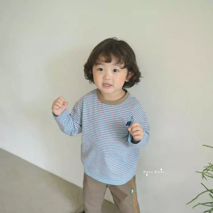 Blancblanc - Korean Children Fashion - #kidsstore - Color Tee - 2