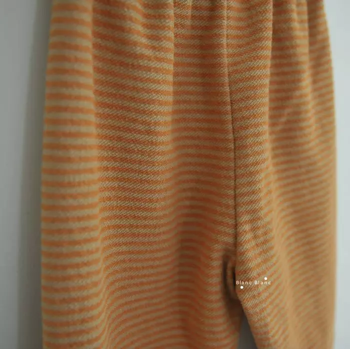 Blancblanc - Korean Children Fashion - #kidzfashiontrend - Stripes Pants - 12