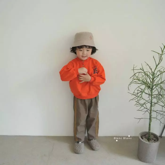 Blancblanc - Korean Children Fashion - #kidzfashiontrend - Button Sweatshirt - 10