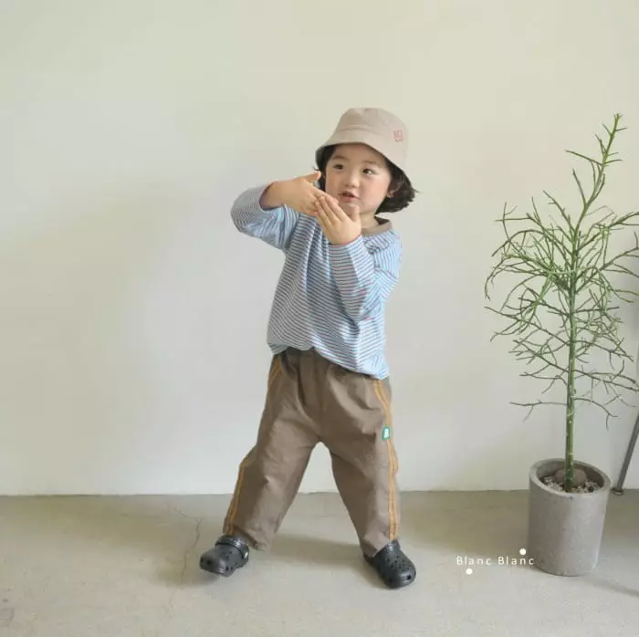 Blancblanc - Korean Children Fashion - #kidzfashiontrend - Color Tee - 3