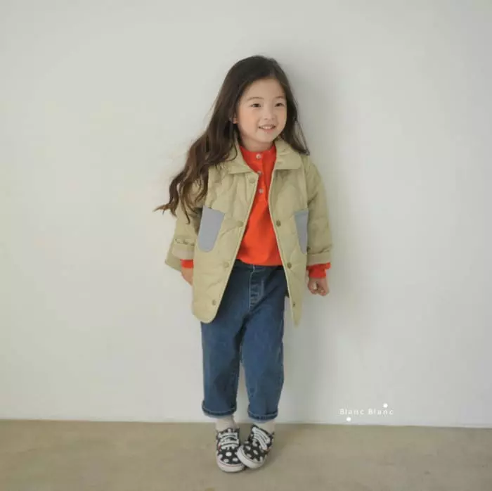 Blancblanc - Korean Children Fashion - #minifashionista - Half Open Jeans - 10