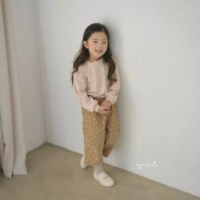 Blancblanc - Korean Children Fashion - #minifashionista - Rib Girl Tee - 6