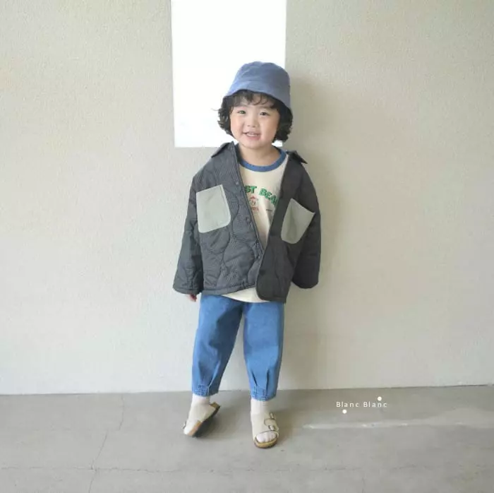 Blancblanc - Korean Children Fashion - #magicofchildhood - Two Tuck Jeans - 4