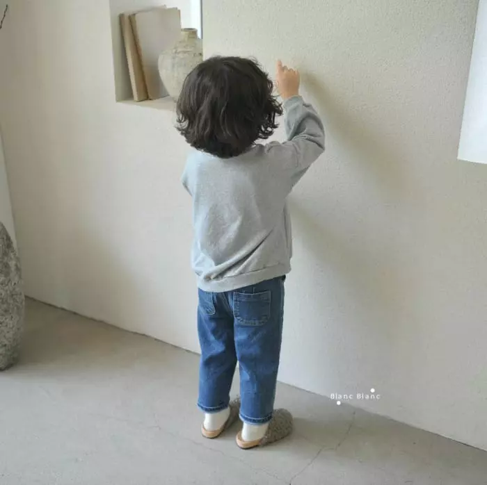 Blancblanc - Korean Children Fashion - #prettylittlegirls - Button Sweatshirt