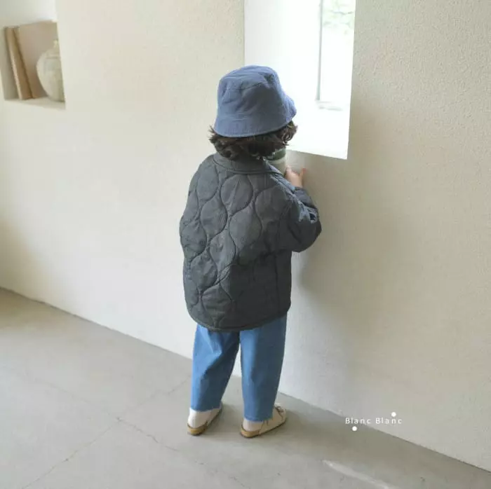 Blancblanc - Korean Children Fashion - #prettylittlegirls - Pocket Padding Shirt Jumper - 3