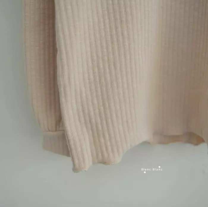 Blancblanc - Korean Children Fashion - #stylishchildhood - Rib Girl Tee - 10
