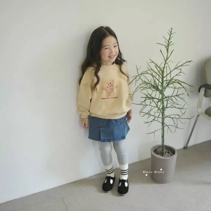 Blancblanc - Korean Children Fashion - #toddlerclothing - Heart Pocket Skirt Leggings - 4
