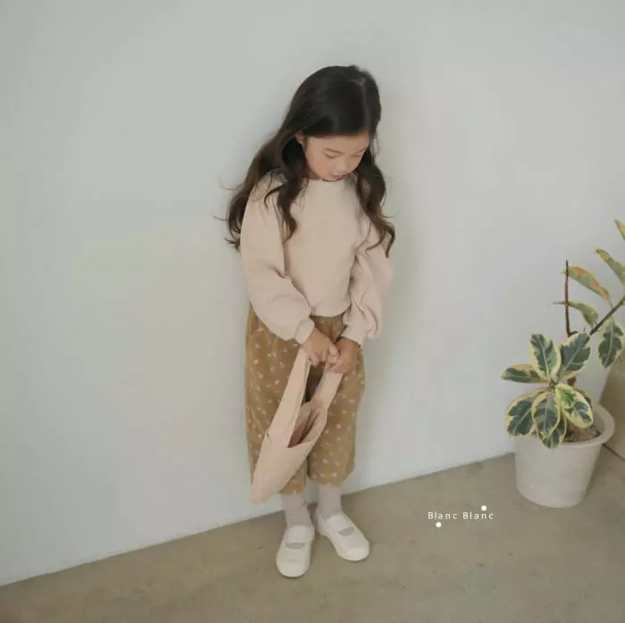 Blancblanc - Korean Children Fashion - #todddlerfashion - Rib Girl Tee - 8