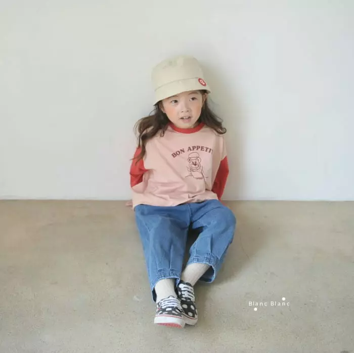 Blancblanc - Korean Children Fashion - #todddlerfashion - Two Tuck Jeans - 6