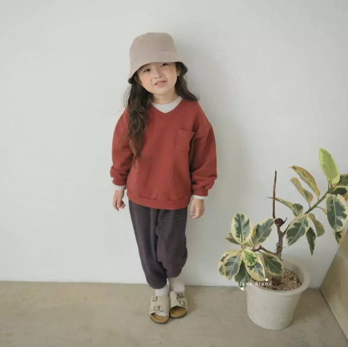 Blancblanc - Korean Children Fashion - #toddlerclothing - Pocket Layered Sweatshirt - 6