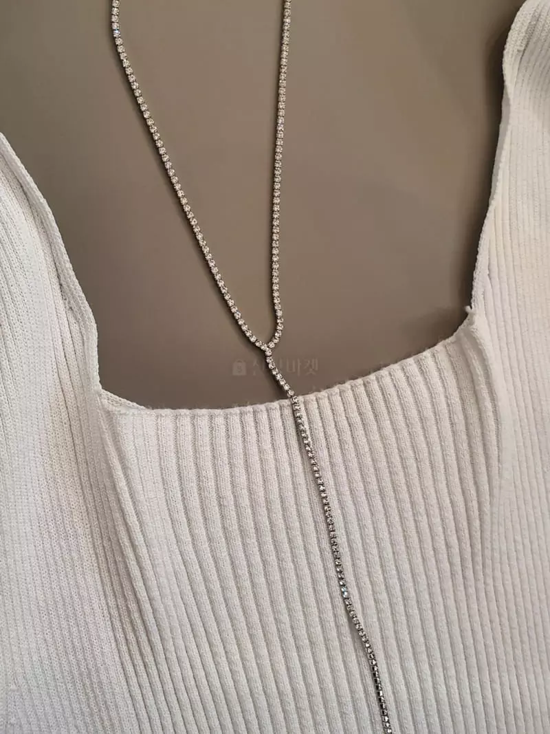 Blancchouette - Korean Women Fashion - #womensfashion - Why Necklace - 4