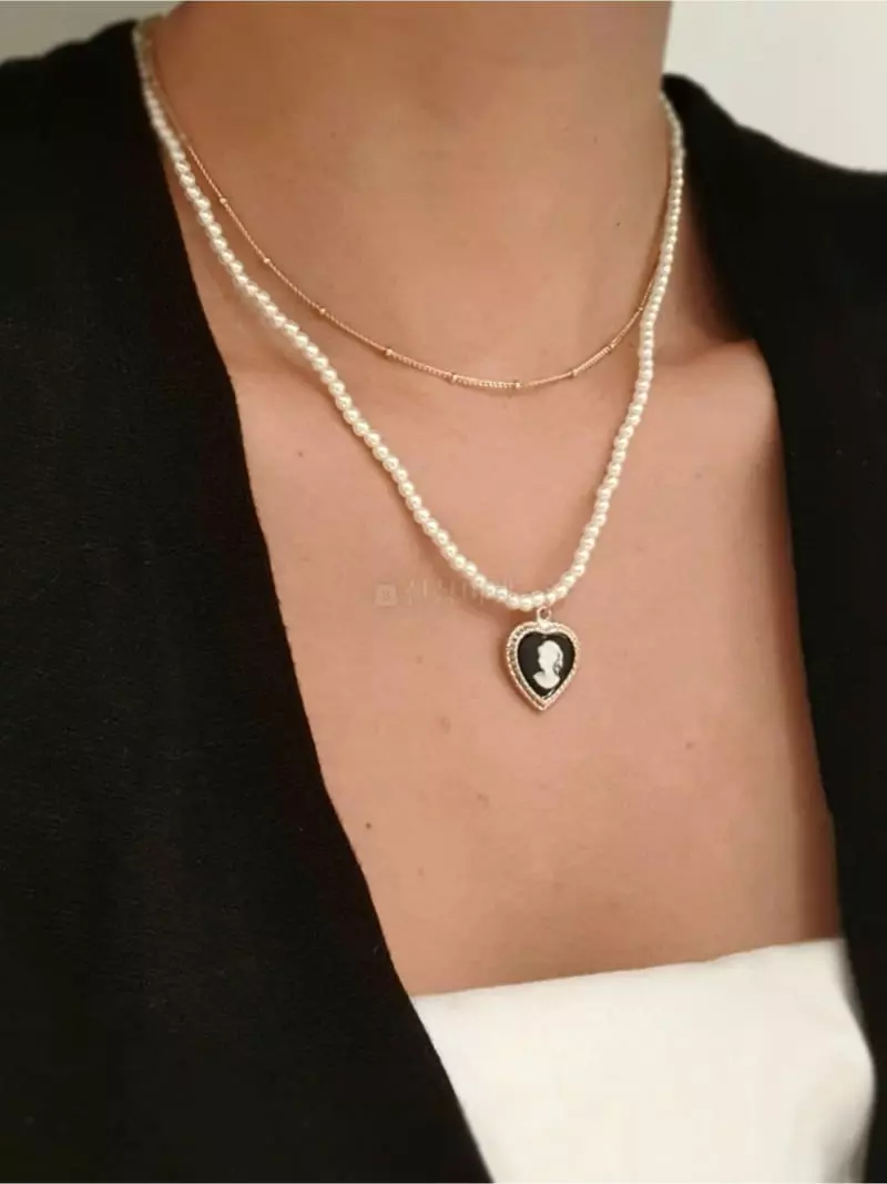 Blancchouette - Korean Women Fashion - #momslook - Antique3 Necklace