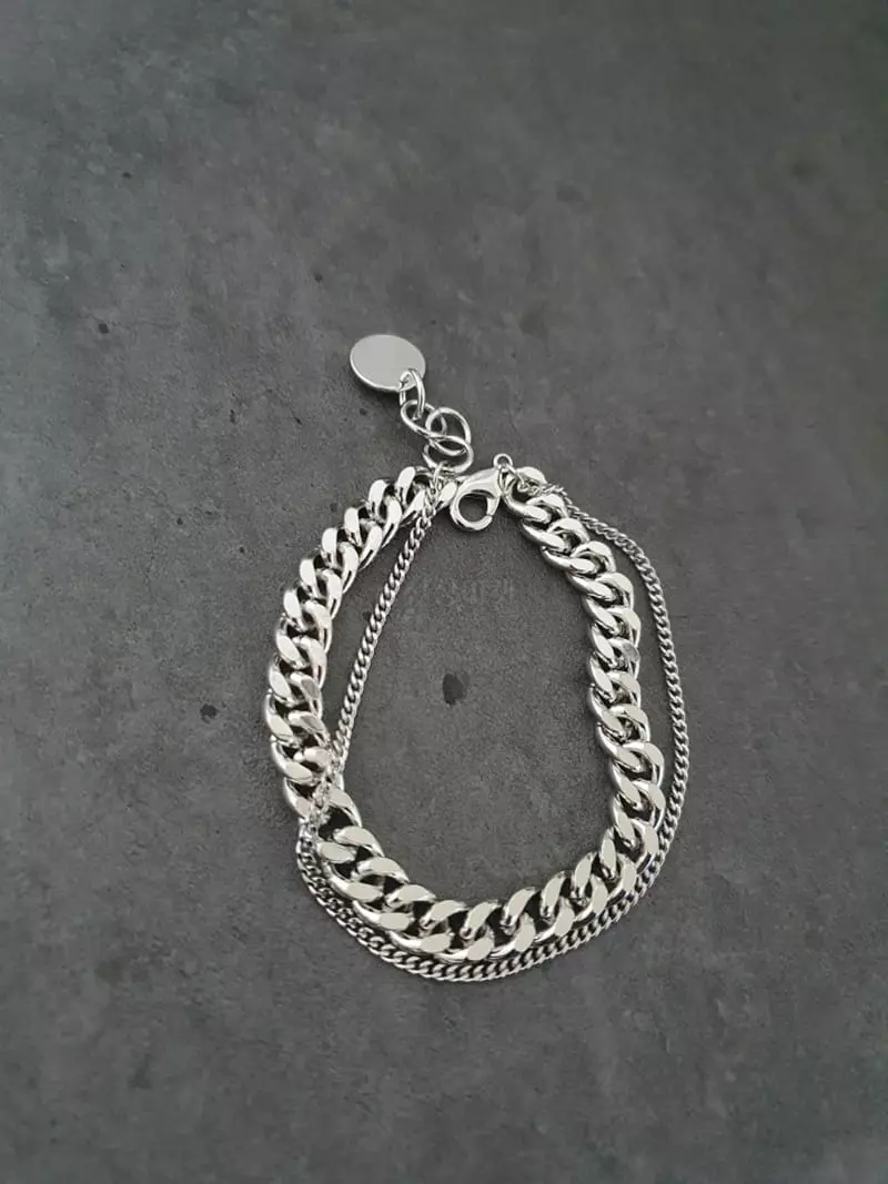Blancchouette - Korean Women Fashion - #momslook - Chain Bracelet - 2
