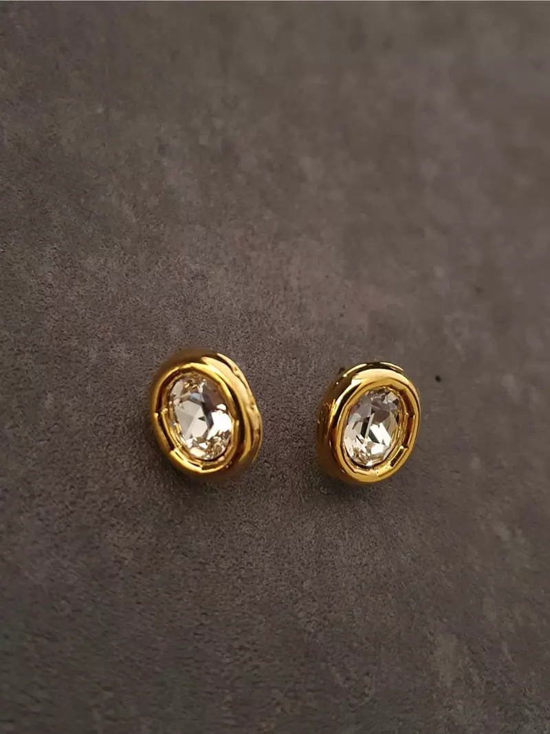 Blancchouette - Korean Women Fashion - #momslook - Crystal9 Earring - 3