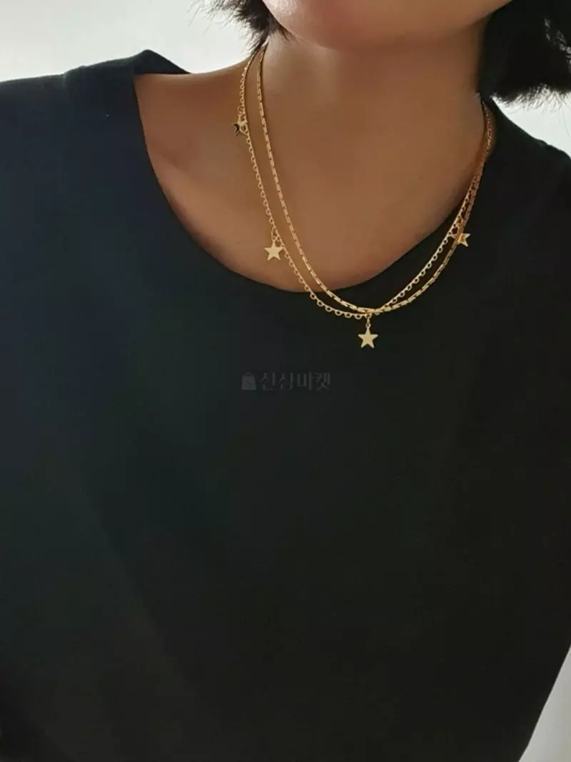 Blancchouette - Korean Women Fashion - #womensfashion - Canne Necklace - 4