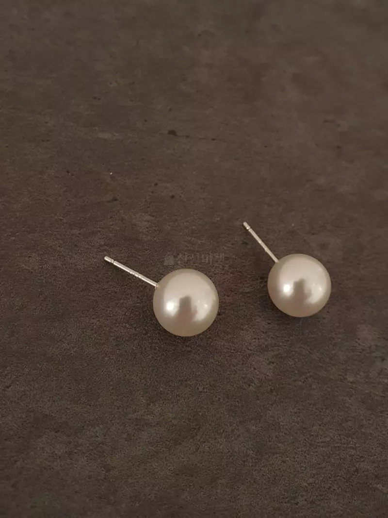 Blancchouette - Korean Women Fashion - #momslook - Swal Pearl Earring