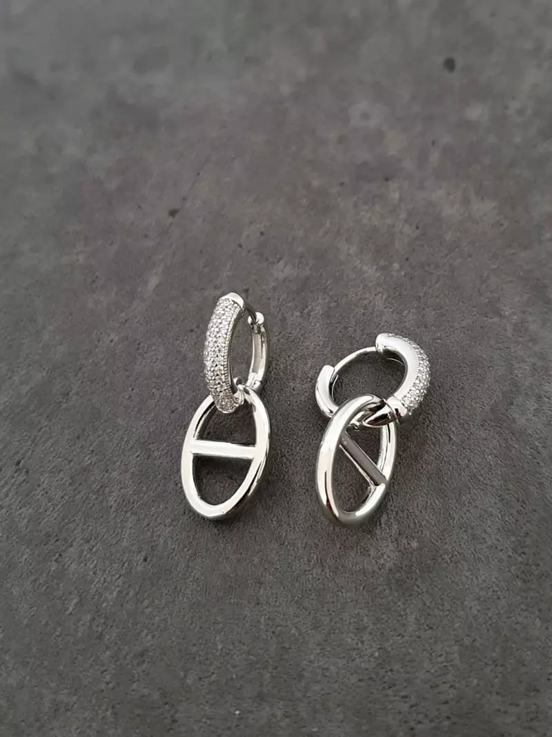 Blancchouette - Korean Women Fashion - #momslook - Err2 Earring