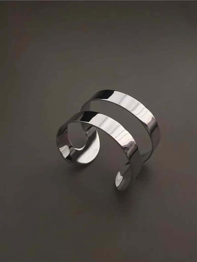 Blancchouette - Korean Women Fashion - #momslook - Cos6 Bangle - 2