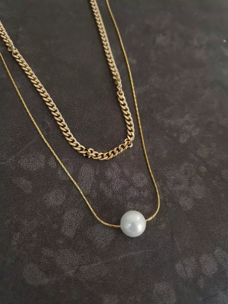 Blancchouette - Korean Women Fashion - #momslook - Tiffany9 Necklace