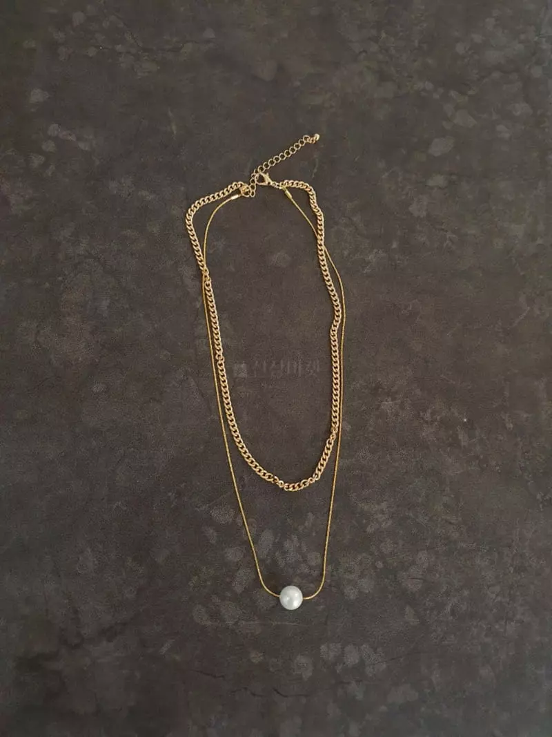 Blancchouette - Korean Women Fashion - #momslook - Tiffany9 Necklace - 2