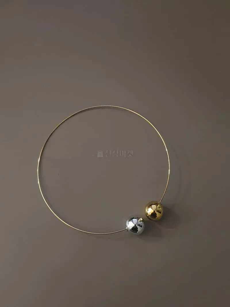 Blancchouette - Korean Women Fashion - #momslook - Ball Choker