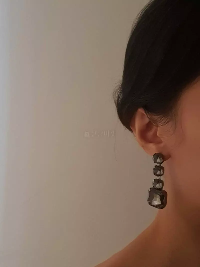 Blancchouette - Korean Women Fashion - #momslook - Black2 Earring