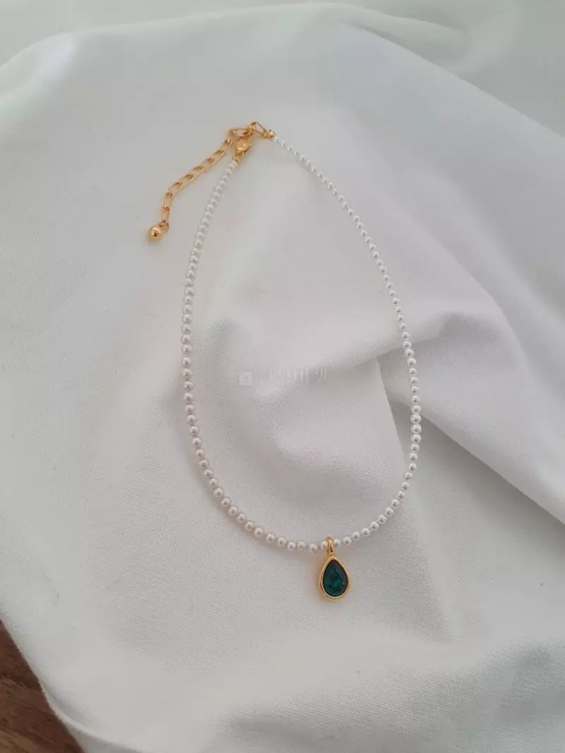 Blancchouette - Korean Women Fashion - #momslook - Mark3 Necklace - 2