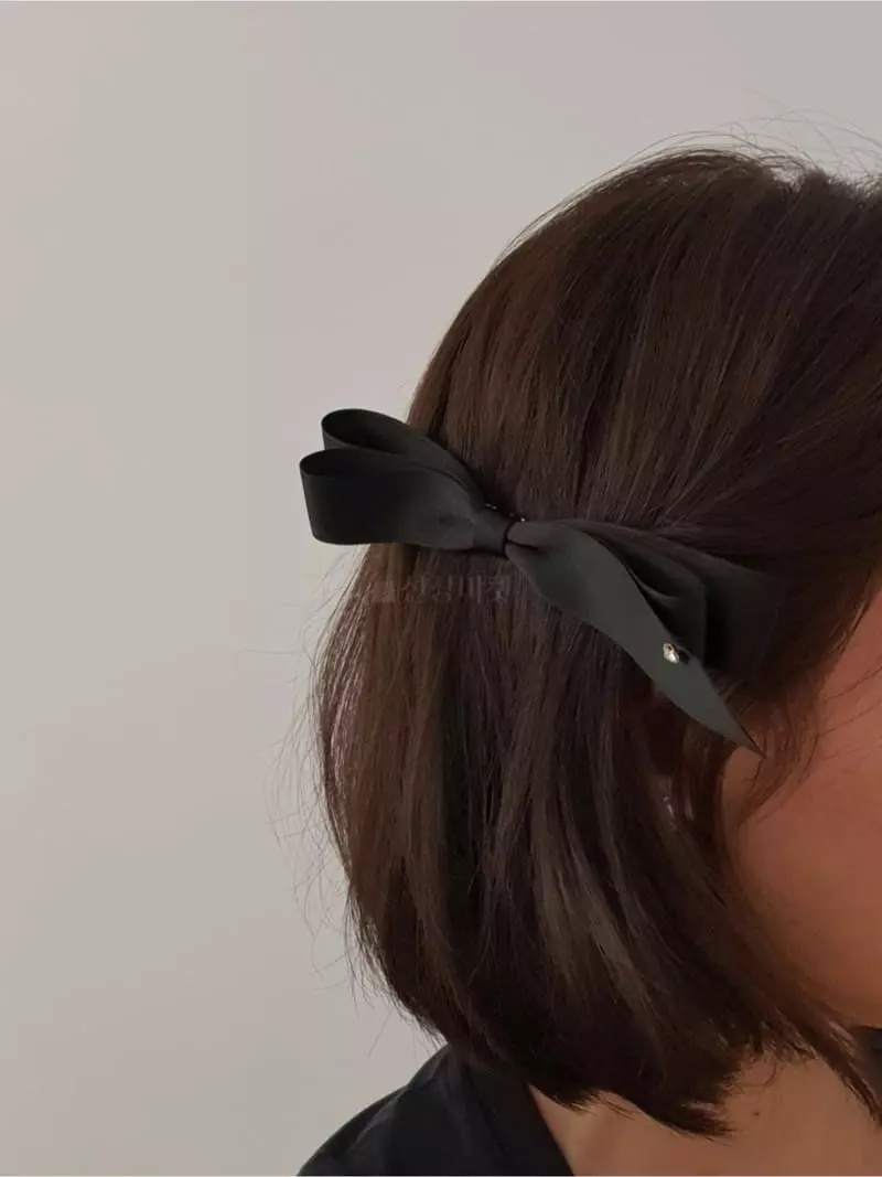 Blancchouette - Korean Women Fashion - #momslook - Czech Ribbon Hairpin