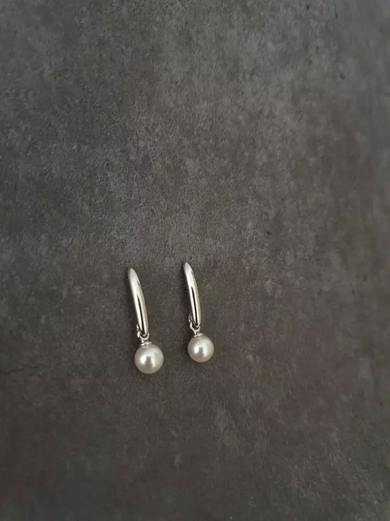 Blancchouette - Korean Women Fashion - #momslook - Mono Earring - 2