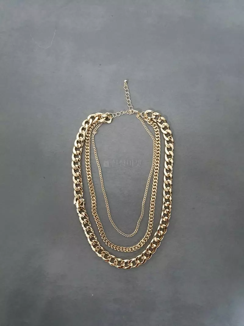 Blancchouette - Korean Women Fashion - #momslook - Chain2 Necklace - 3