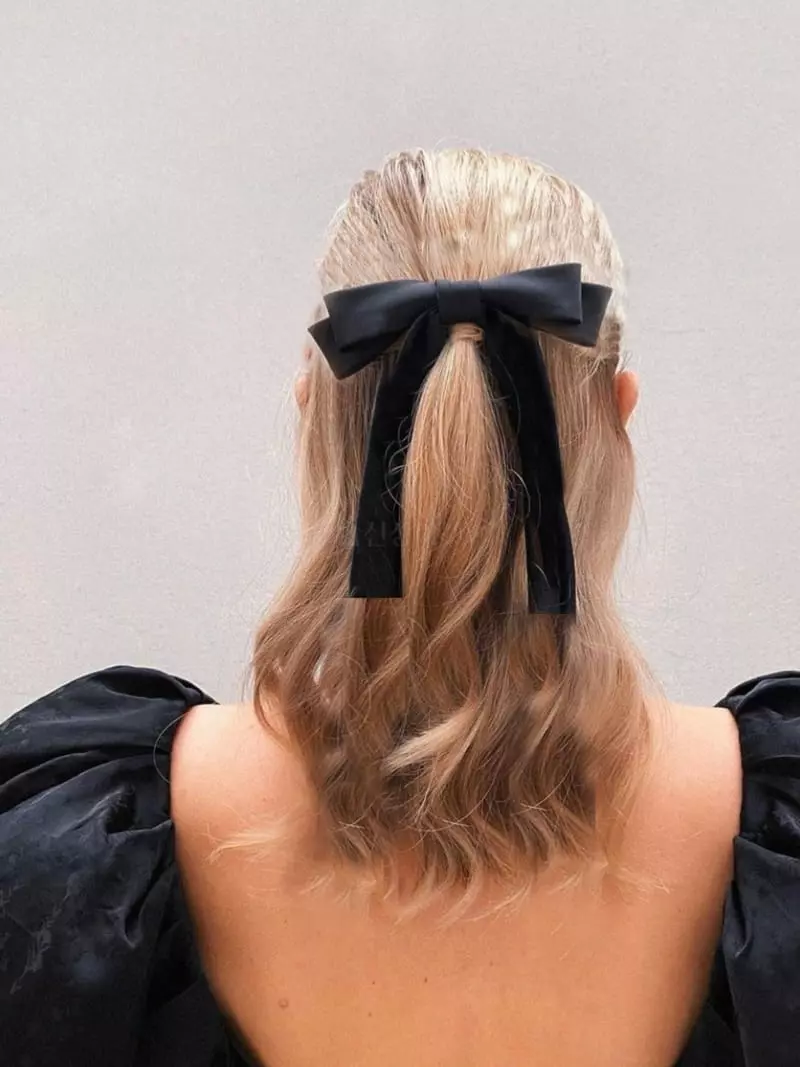 Blancchouette - Korean Women Fashion - #momslook - Czech Ribbon Hairpin 2 - 2