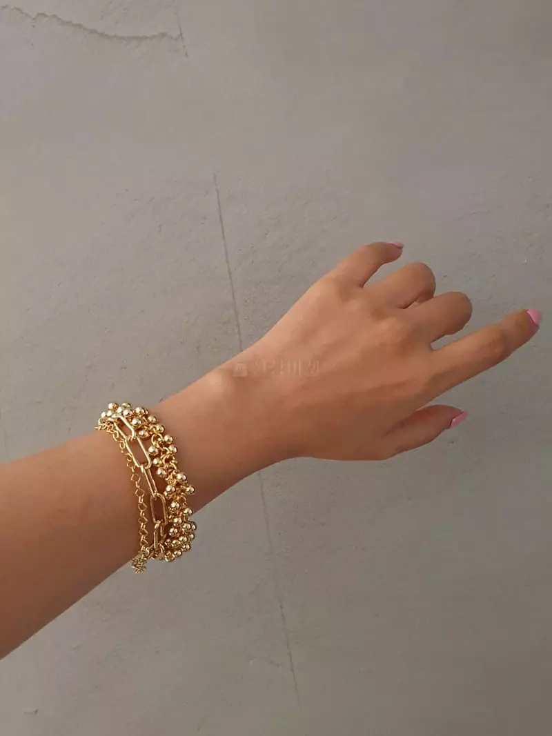 Blancchouette - Korean Women Fashion - #momslook - Shine2 Bracelet - 5